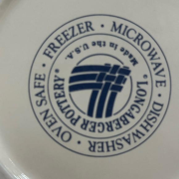 Longaberger Pottery Batter Bowl, Longaberger Pottery Mixing Bowl, Batter Bowl - Picture 7 of 7